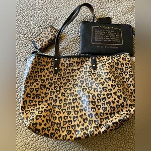 Coach Leopard Print Tote
